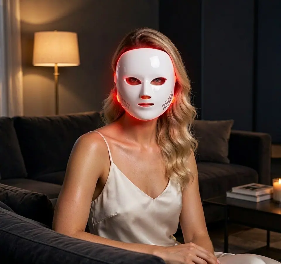 NEWKEY LED Light Therapy Face Mask